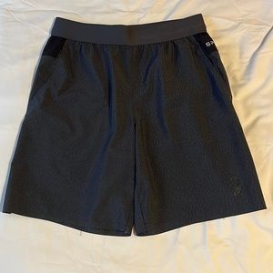 Gray Spyder athletic work out shorts